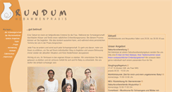 Desktop Screenshot of hebammenpraxis-rundum.info