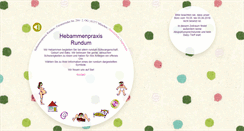 Desktop Screenshot of hebammenpraxis-rundum.net