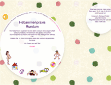 Tablet Screenshot of hebammenpraxis-rundum.net